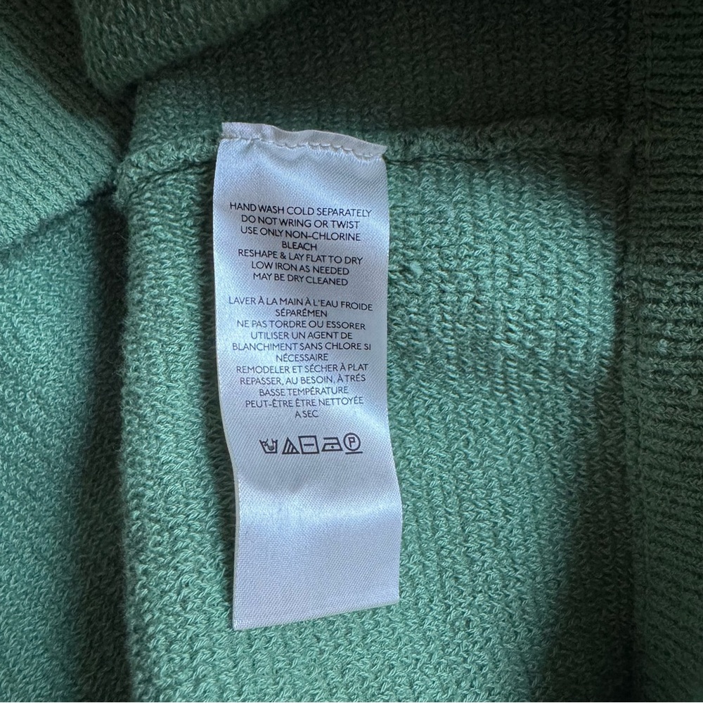 FREE PEOPLE Ottoman Slouchy Tunic Sea Fern Green Size Small - Picture 12 of 13